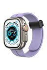 Apple Watch 38mm KR412 Elegance Stylısh Kordon - Lila-(5796)