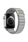 Apple Watch 38mm Mountain Kordon - Gri-(5796)