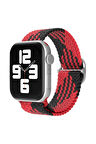 Apple Watch 42mm Star Kordon - Kırmızı-Siyah-(5796)