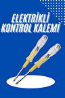 Çift Uçlu Kontrol Kalemi Elektrik Test Kalemi Şeffaf