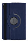 Huawei Honor Pad X8A Kılıf 360 Tablet Deri Kılıf - Lacivert-(5796)