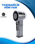Taşınabilir El Fanı 100 Seviyeli Rüzgar Hızı Ayarı Sessiz Çalışma - Dijita