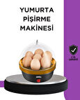 7 Yumurta Kapasiteli Buharlı Yumurta Pişirme Cihazı Sesli Uyarılı