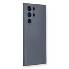 Samsung Galaxy S23 Ultra Kılıf Nano İçi Kadife Silikon - Gri