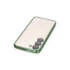 Samsung Galaxy S24 Kılıf Razer Lensli Silikon - Yeşil