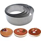 Narkalıp Yuvarlak Kek Kalıbı 4 Lü Set Derinlik 10cm