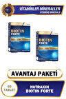Biotin Forte 5.000 mcg 60 Tbl - Biyotin, Çinko, Selenyum, Bakır 2'li (Avantajlı Paket)