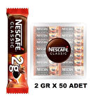 Nescafe Classıc Kahve 2 Gr X 50 Adet