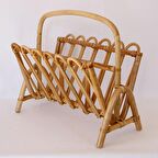 Bohem Rattan Dikdörtgen Gazetelik ve Dekoratif Dergilik, Iskandinav, Modern,