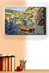 Sayılarla Boyama Seti Kasnaklı Kıyı Kasabası 60 X 75 Cm