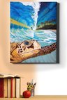 Sayılarla Boyama Seti Kasnaklı Sahildeki Karetta 50 X 65 Cm