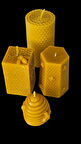 Nefha Candle Bal Arısı ve Bal Peteği Figürlü Balmumu Mum Set ( 4 PARÇA )