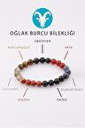 Oğlak Burcu Doğal Taş Bileklik 8 Mm Küre Kesim - Burç Bilekliği