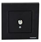 Netelsan Byobu Siyah Uydun Prizi F Konnektör Çerçeveli