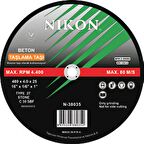 Nikon N38035 Beton Flex Taşlama Taşı 400x4.0x25 5’li