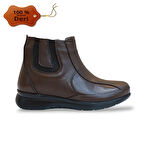 Konfores 1791-578393 Hakiki Deri Anatomik Tabanlı Kadın Anne Bot