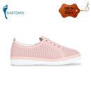 Konfores 1844 Hakiki Deri Anatomik Tabanlı Kadın Günlük Ayakkabı