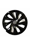 Volkswagen Passat Uyumlu 14 Inç Piano Black Siyah Jant Kapağı 4 Adet