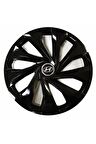Hyundai I20 Uyumlu 14 Inç Piano Black Siyah Jant Kapağı 4 Adet