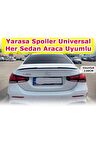 Yarasa Spoiler Universal Her Sedan Araca Uyumlu 120 Cm Siyah M4