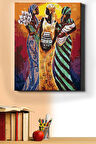 Sayılarla Boyama Seti Kasnaklı Afrikalı Kadınlar 40 X 50 Cm