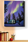 Sayılarla Boyama Seti Kasnaklı Aurora Borealıs 40 X 50 Cm