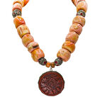 Mercan Gösterişli Kolye – Red Reliquary