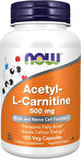 NOW Foods Acetyl-L Carnitine 500 mg Amino Acid Brain And Nerve Cell Function 120 Veg Capsules
