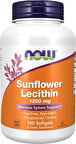 NOW Foods Sunflower Lecithin Phospholipids Choline Nervous System Support 1,200 mg, 100 Softgels