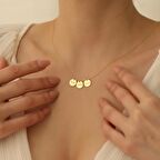 925 Ayar Gümüş Kişiye Özel İsim Yazılı Pul Kolye