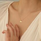 925 Ayar Gümüş Minimal Yusufçuk Kolye