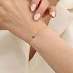 925 Ayar Gümüş Nazar Boncuklu Bileklik