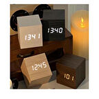 Ahşap Küp Saat