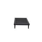 Niron Yatak Slim Tek Kişilik Siyah Baza 90 x 190 cm