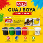 Lets Guaj Boya 6 Renk (25 Ml)