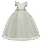 Kız Çocuk Uzun İncili Elbise Doğum Günü Mezuniyet Elbise Balo Elbise