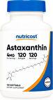 Nutricost Astaxanthin Antioxidants 4mg Gluten Free and Non-GMO 120 Softgels