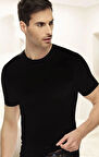 Tutku Elit 1301 Elestan Sıfır Yaka Kısa Kol Erkek Tişört Body 2 Adet