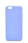 iPhone 6 / 6S Uyumlu Düz Renk Esnek Yumuşak Silikon Kılıf  Rubber Açık Mor
