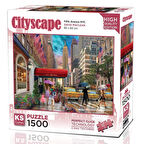 Coral High Kids Lacivert Mavi renk Geçişli Üç Bölmeli Kalem Çantası 22045