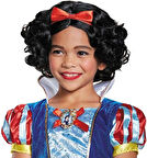 Pamuk Prenses Peruğu Kırmızı Fiyonklu