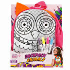 Nessiworld Pretty Pinky Boyanabilir Desenli Baykuş Sırt Çantası