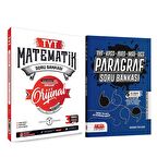 Orijinal TYT Matematik ve AKM Paragraf Soru Bankası Seti 2 Kitap