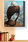 Sayılarla Boyama Seti Kasnaklı Kartal Ve Yüz 60 X 75 Cm