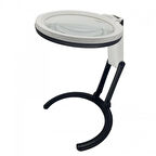 2x5x120mm   10 Ledli  Masaüstü Büyüteç