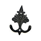 Antika Tarz Dekoratif Pirinç Çam Figürlü Askı - 98x57 Mm, Oksit