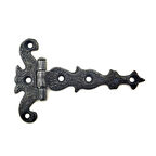 Antika Tarz Dekoratif Pirinç Kuyruklu Kelebek Menteşe - 63x100 Mm, Oksit