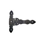 Antika Tarz Dekoratif Pirinç Kuyruklu Düğmeli Menteşe No2 - 138x167 Mm, Oksit