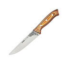 32102 Elite Kurban, Kasap Bıçağı 16,5 Cm - Kahverengi Perçinli Kompozit Sap