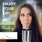 Paslanmaz Çelik Pipet Seti 5 Parça